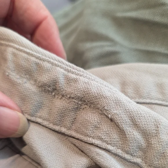 NEW FRANK & EILEEN MEN'S LUKE TATTERED DENIM BUTTON UP SHIRT IN GRAY SIZE S - Picture 4 of 9